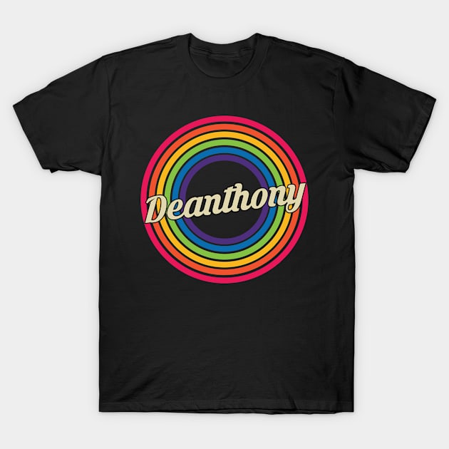 Deanthony - Retro Rainbow Style T-Shirt by MaydenArt